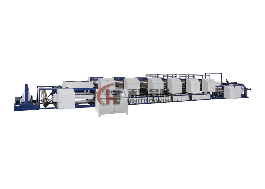 Polythene Bag Roll To Roll Flexo Printing Machine For 6 Colors